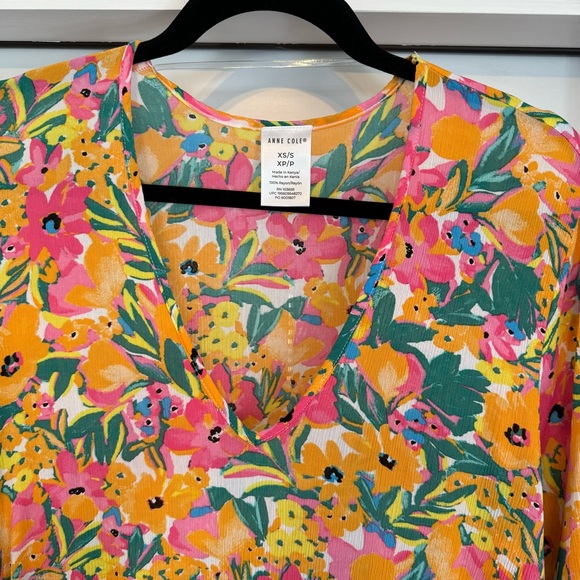 Anne Cole Floral/Tropical Swimsuit Coverup Size XS - Picture 2 of 8